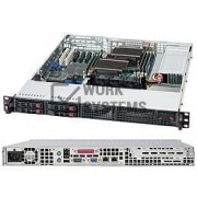 Supermicro SuperChassis 111LT-360CB System Cabinet - Rack-mountable - Black - 1U - 4[CSE-111LT-360C