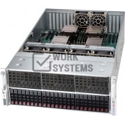 Supermicro SuperChassis 418E16-R1K62B - Rack-mountable - Black - 4U - 25 x Bay - 6[CSE-418E16-R1K62