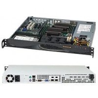 Supermicro SuperChassis 512F-600LB System Cabinet - Rack-mountable - Black - 1U - 1 x[CSE-512F-600L