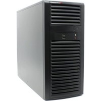 Supermicro SuperChassis 732D2-400B System Cabinet - Mid-tower - Black - 11 x Bay - 1 [CSE-732D2-400