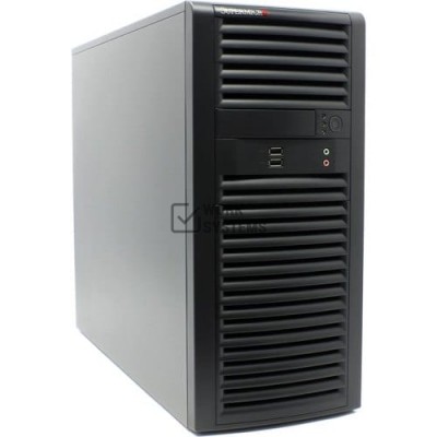 Supermicro SuperChassis 732D2-400B System Cabinet - Mid-tower - Black - 11 x Bay - 1 [CSE-732D2-400