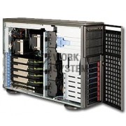 Supermicro SuperChassis 747TQ-R1620B System Cabinet - Rack-mountable, Tower - Dark [CSE-747TQ-R1620
