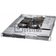 Supermicro SuperChassis 813LT-R500CB - Rack-mountable - Black - 1U - 2 x Bay - 2 x [CSE-813LT-R500C
