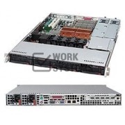 Supermicro SuperChassis 815TQ-R500CB System Cabinet - Rack-mountable - Black - 1U -[CSE-815TQ-R500C