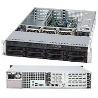 Supermicro SC825TQ-560UB Chassis - 2U - Rack-mountable - 10 Bays - 500W - Black [CSE-825TQ-560UB]