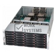 Supermicro SuperChassis 848A-R1K62B (Black) - Rack-mountable - Black - 4U - 24 x Bay[CSE-848A-R1K62
