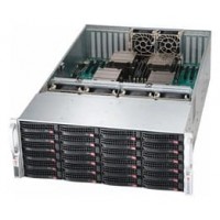 Supermicro SuperChassis 848A-R1K62B (Black) - Rack-mountable - Black - 4U - 24 x Bay[CSE-848A-R1K62