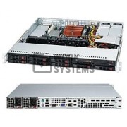 Supermicro SuperChassis SC113MTQ-R400CB System Cabinet - Rack-mountable - Black - [CSE-113MTQ-R400C