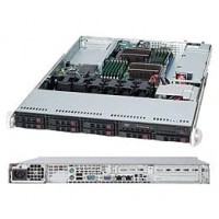 Supermicro SuperChassis SC113TQ-600UB System Cabinet - Rack-mountable - Black - 1U -[CSE-113TQ-600U
