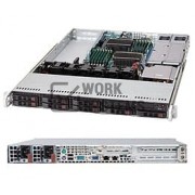 Supermicro SuperChassis 113TQ-R500UB Syatem Cabinet - Rack-mountable - Black - 1U -[CSE-113TQ-R500U