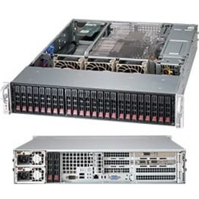 Supermicro SuperChassis SC216BA-R1K28WB System Cabinet - Rack-mountable - Black - [CSE-216BA-R1K28W