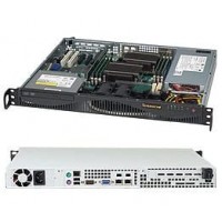 Supermicro SuperChassis SC512F-441B System Cabinet - Rack-mountable - Black - 1U - 3 x[CSE-512F-441