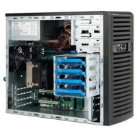 Supermicro SuperChassis SC731D-300B Chassis - Mini-tower - 7 Bays - 300W - Black [CSE-731D-300B]