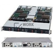 Supermicro SuperChassis SC809T-1200B Rackmount Enclosure - 1U - Rack-mountable - 8 Ba[CSE-809T-1200