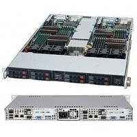 Supermicro SuperChassis SC809T-780B Chassis - Rack-mountable - Black - 1U - 4 x Bay - [CSE-809T-780