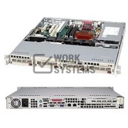 Supermicro SC813S-500C Chassis - Rack-mountable - Black [CSE-813S-500CB]