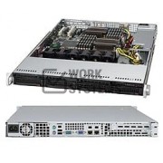 Supermicro 1U SuperChassis 813M - Rack-mountable - Black - 1U - 4 x Bay - 4 x 1.57[CSE-813MFTQ-441C