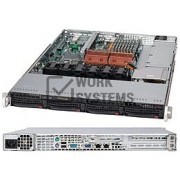 Supermicro SuperChassis SC815TQ-710UB System Cabinet - Rack-mountable - Black - 1U -[CSE-815TQ-710U