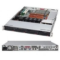 Supermicro SuperChassis SC815TQ-720CB Rackmount Enclosure - Rack-mountable - Black -[CSE-815TQ-720C