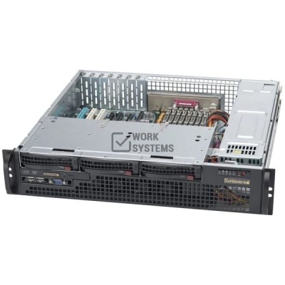 Supermicro SuperChassis SC825MS-R700LPB Rackmount Enclosure - Rack-mountable - Bla[CSE-825MS-R700LP
