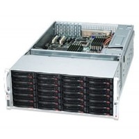 Supermicro SuperChassis 847E16-R1K28WB (Black) - Rack-mountable - Black - 4U - 36[CSE-847E16-R1K28W