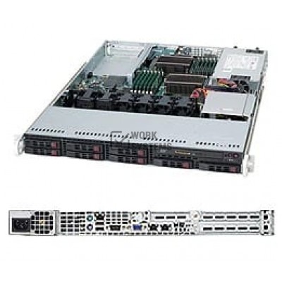Supermicro SuperServer 1026T-UF Barebone System - Intel 5520 - Socket B - Xeon (Dual-co[SYS-1026T-U