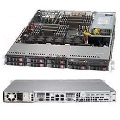Supermicro SuperServer 1027R-73DAF Barebone System - 1U Rack-mountable - Intel C602J[SYS-1027R-73DA