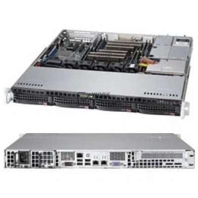 Supermicro 1U RM BB E5-2630 V2 4X SAS2 700W RPS CEPH MON 64GB MEM INKTANK [SYS-6017R-MON1]