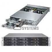 Supermicro SuperServer Barebone System - 2U Rack-mountable - Intel C606 Chipset - So[SYS-6027PR-HTF