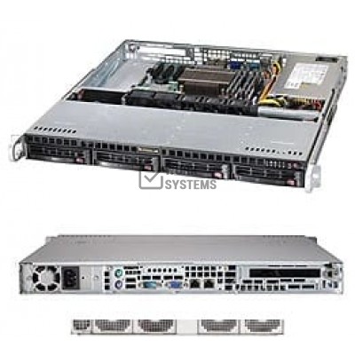 Supermicro SuperServer F517H6-FT Barebone System - 4U Rack-mountable - Intel C204 Chip[SYS-F517H6-F