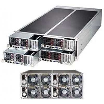 Supermicro 4U RM BB BLACK LGA2011 1600MHZ 6X SAS 1620W RPS X9DRFF-7G+ [SYS-F627G2-F73+]