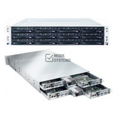 Supermicro 4 Nodes Share One 2U Chassis, 6026TT-BTF [SYS-6026TT-BTF]