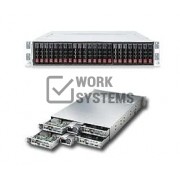 Supermicro 2U RM BB Black Xeon-DP 6x SATA SAS 1400W Qpi 6.4 DDR [SYS-2026TT-H6RF]