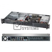 Supermicro System System-5018A-TN4-Evl 1U Atom C2750 2X3.5 4X2.5 SATA2 32G PCIE [SYS-5018A-TN4-EVL]