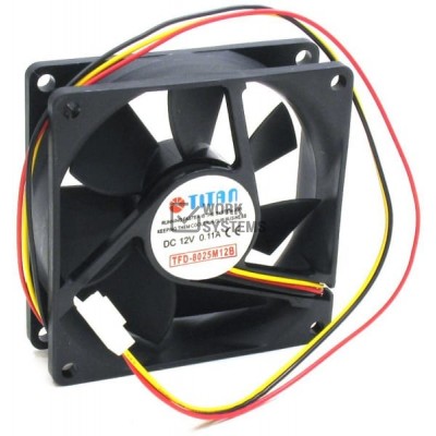Вентилятор Titan TFD-8025M12B 12v 80x80x25mm  2500