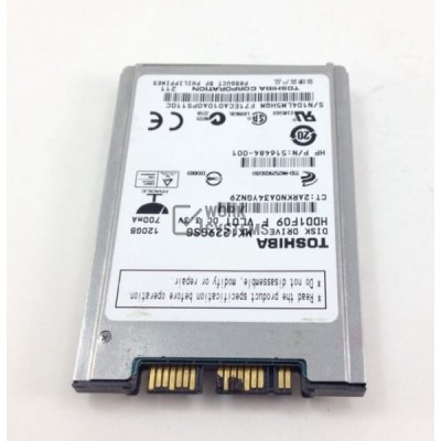 Жесткий диск Toshiba 516484-001 120Gb 5400 SATAII 1,8" HDD