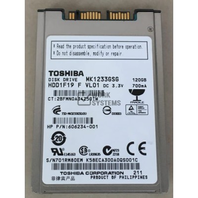 Жесткий диск Toshiba 606234-001 120Gb 5400 SATAII 1,8" HDD