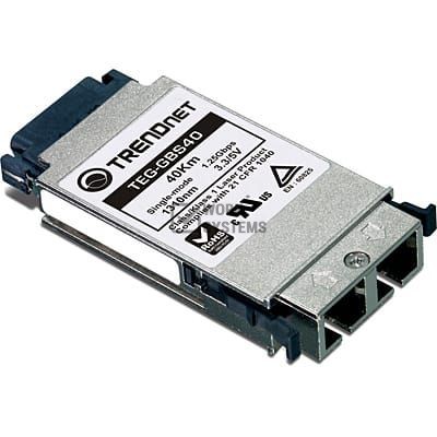 Трансивер Finisar TRENDnet 1000BASE-LX GBIC 1310nm 40km Optical Transceiver [TEG-GBS40]