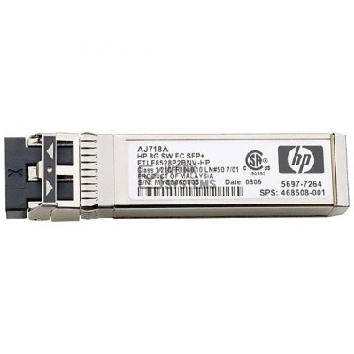 AJ718A Трансивер HP 850mm LC 8Gb Fiber module