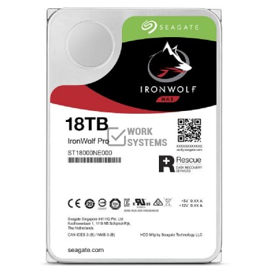 Жесткий диск Seagate IronWolf Pro 18TB 6G 7.2K SATA 3.5 [ST18000NE000]
