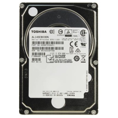 Жесткий диск Toshiba HDEBF05GEA51 300Gb 10500 SAS 2,5" HDD