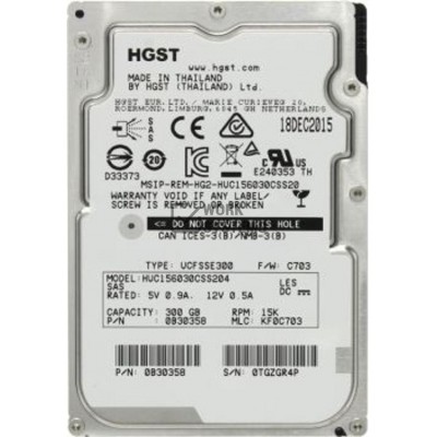 HUC156030CSS204 Жесткий диск Hitachi 2.5" 15000 об/мин