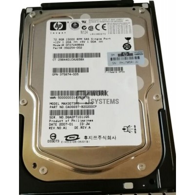 Жесткий диск HP CA06697-B20200CP 72Gb 15000 SAS 3,5" HDD Жесткий диск HP CA06697-B20200CP 72Gb 15000 SAS 3,5" HDD