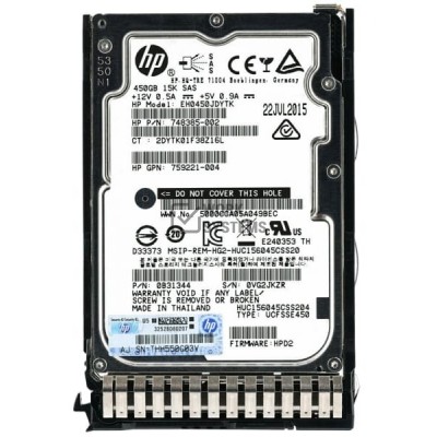 Жесткий диск HP 759210-S21 450Gb  SAS 2,5" HDD