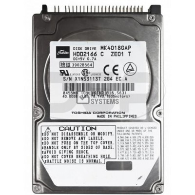 Жесткий диск Toshiba MK4018GAP 40Gb 4200 IDE 2,5" HDD