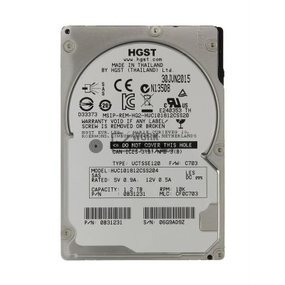 HUC101812CSS200 Жесткий диск HGST Ultrastar C10K1800 1.2TB 2.5" SAS
