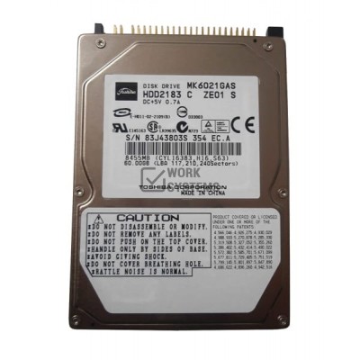 Жесткий диск Toshiba MK6021GAS 60Gb 4200 IDE 2,5" HDD