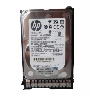 Жесткий диск HP 713842-S21 1Tb  SATAIII 2,5" HDD