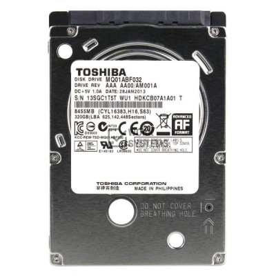 Жесткий диск Toshiba MQ01ABF032 320Gb 5400 SATAIII 2,5" HDD