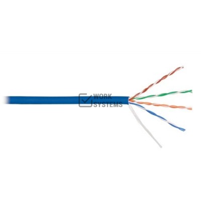 9100C-BL Кабель витая пара NIKOLAN NKL U/UTP 5e кат. 4 пары